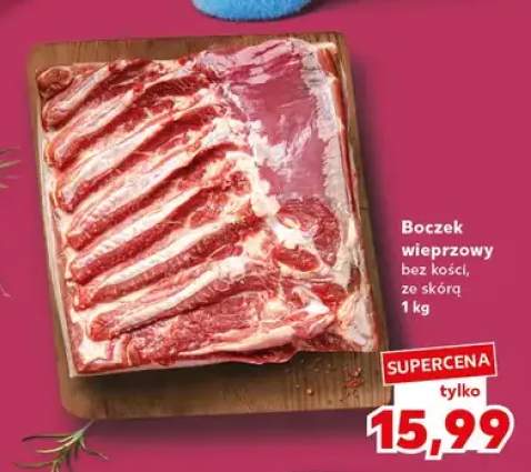 Boczek wieprzowy bez kości ze skórą