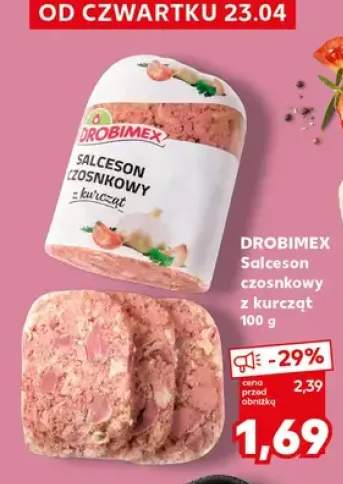 Salceson czosnkowy z kurczęt Drobimex