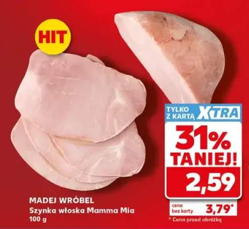 Szynka włoska Mamma Mia Madej Wróbel