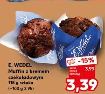 Muffin z kremem czekoladowym E.Wedel