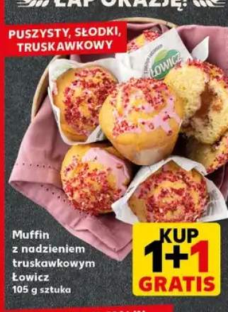 Muffin z nadzieniem truskawkowym Łowicz