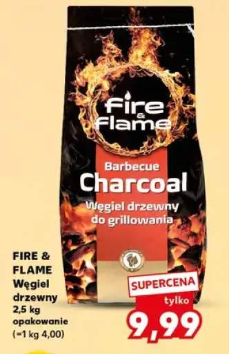 Węgiel drzewny do grillowania Fire & Flame Barbecue Charcoal