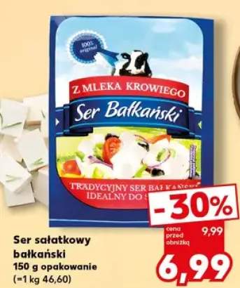 Ser sałatkowy bałkański z mleka krowiego