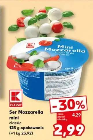 Ser Mozzarella mini classic