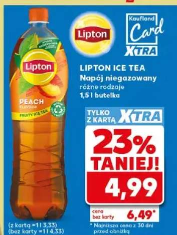 Napój niegazowany Lipton Ice Tea Peach
