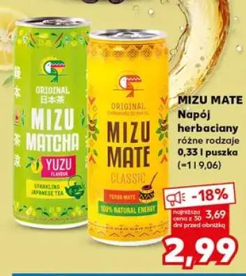 Napój herbaciany Mizu Matcha Yuzu Sparkling Japanese Tea