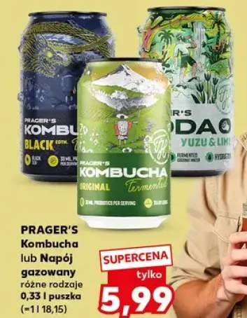 Napój gazowany Prager's Soda Yuzu & Lime