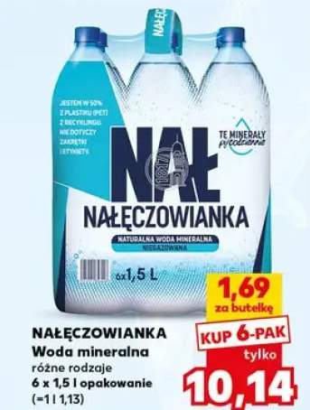 Woda mineralna niegazowana Nałęczowianka 6-pak