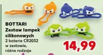Zestaw lampek silikonowych Bottari 2 baterie CR2032