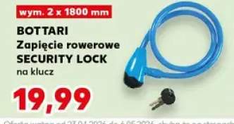 Zapięcie rowerowe Bottari Security Lock na klucz