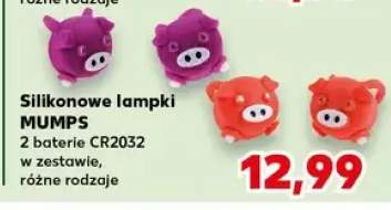 Silikonowe lampki Mumps 2 baterie CR2032