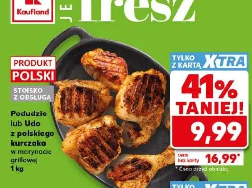 Udo z polskiego kurczaka w marynacie grillowej