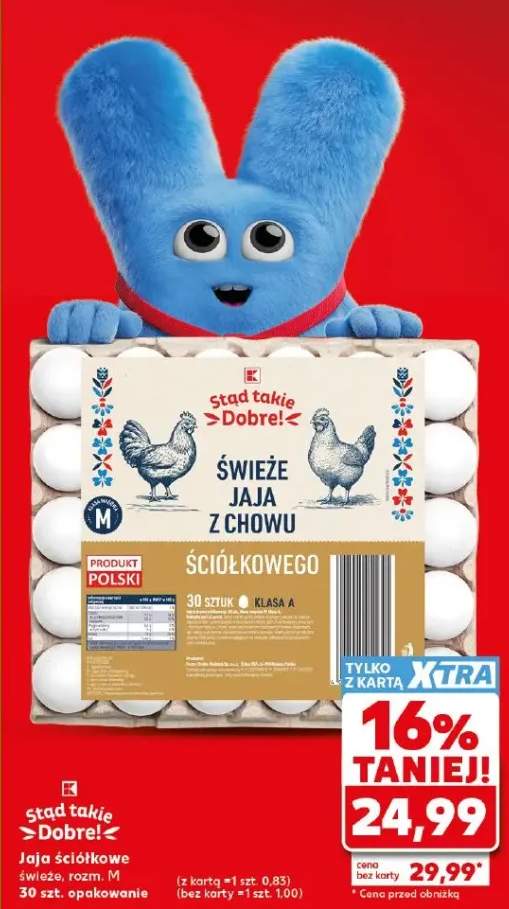 Jaja ściółkowe świeże Stąd takie Dobre! rozm. M