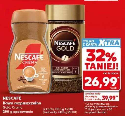 Kawa rozpuszczalna Nescafé Crema