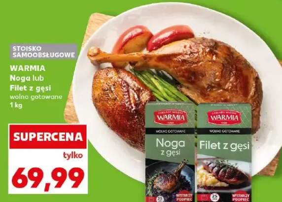 Filet z gęsi Warmia wolno gotowane