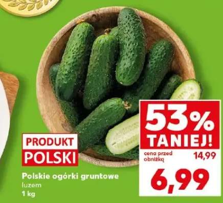 Ogórki gruntowe polskie luzem