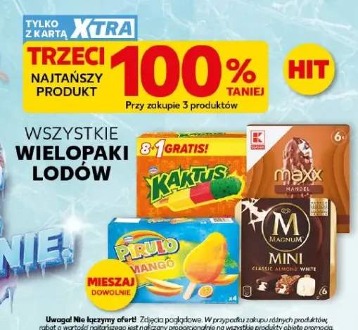 Lody Kaktus Nestlé wielopak