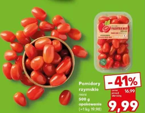 Pomidory rzymskie mini