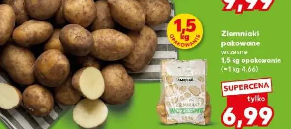 Ziemniaki pakowane wczesne