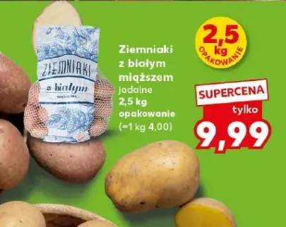 Ziemniaki z białym miąższem jadalne
