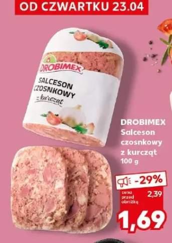 Salceson czosnkowy z kurcząt Drobimex