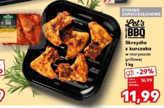 Skrzydła z kurczaka w marynacie grillowej Let's BBQ