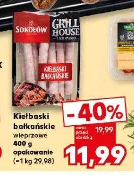 Kiełbaski bałkańskie wieprzowe Sokołów