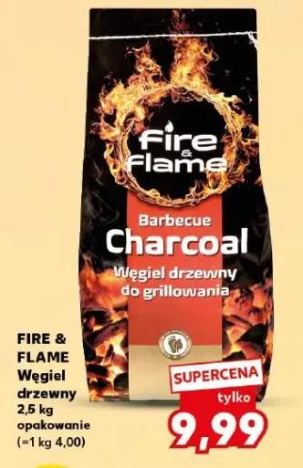 Węgiel drzewny do grillowania Fire & Flame Barbecue Charcoal