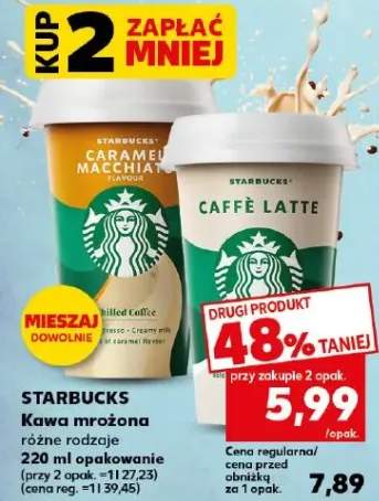 Kawa mrożona Starbucks Caffè Latte
