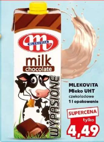 Mleko UHT czekoladowe Mlekovita Wypasione
