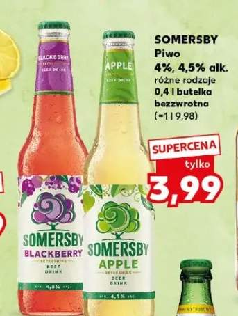 Piwo Somersby Apple 4,5% alk.