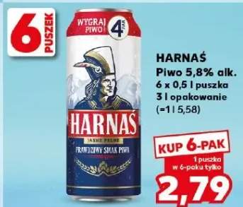 Piwo Harnaś 5,8% alk.