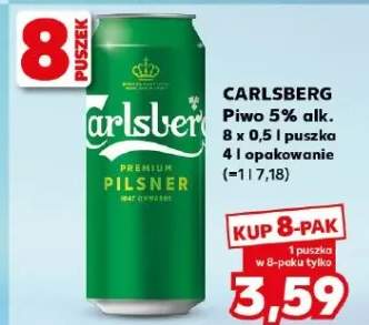 Piwo Carlsberg 5% alk.