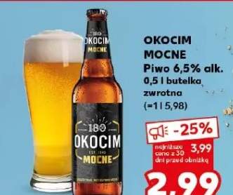 Piwo Okocim Mocne 6,5% alk.
