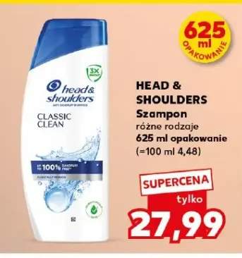 Szampon Head & Shoulders Classic Clean różne rodzaje