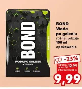 Woda po goleniu Bond Fresh różne rodzaje