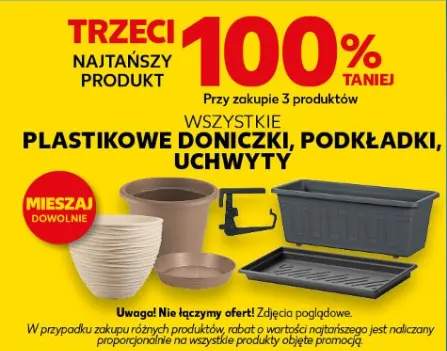 Plastikowe doniczki