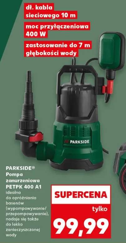 Pompa zanurzeniowa Parkside PETPK 400 A1