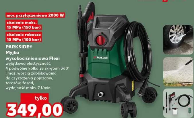 Myjka wysokociśnieniowa Flexi Parkside