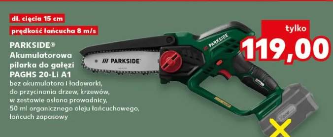 Akumulatorowa pilarka do gałęzi Parkside PAGHS 20-Li A1