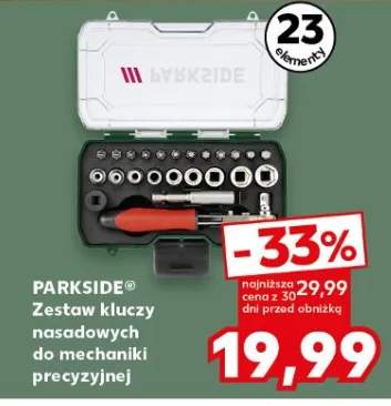 Zestaw kluczy nasadowych do mechaniki precyzyjnej Parkside 23 elementy