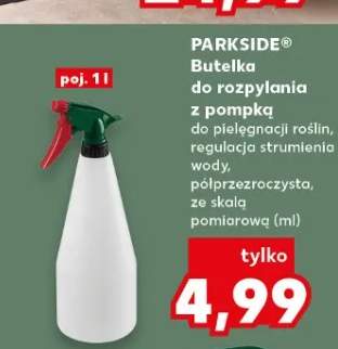 Butelka do rozpylania z pompką Parkside