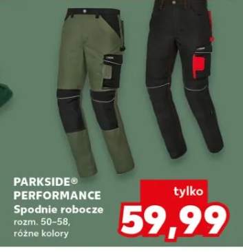 Spodnie robocze Parkside Performance rozm. 50-58
