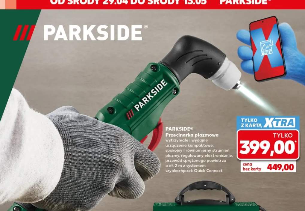 Przecinarka plazmowa Parkside