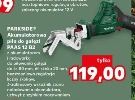 Akumulatorowa piła do gałęzi Parkside PAAS 12 B2