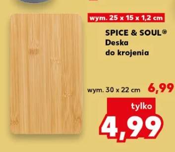 Deska do krojenia Spice & Soul 25x15x1,2cm