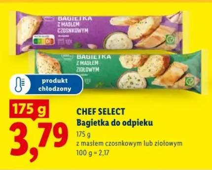 bagietka z masłem czosnkowym