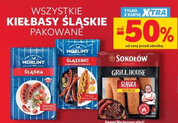 Kiełbasa śląska pakowana Sokołów Grill House
