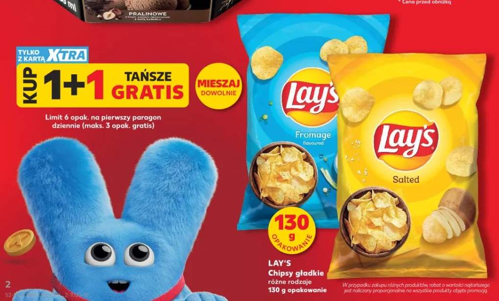 Chipsy gładkie Lay's Fromage