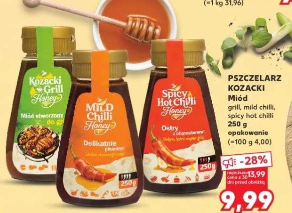 Miód mild chilli Pszczelarz Kozacki